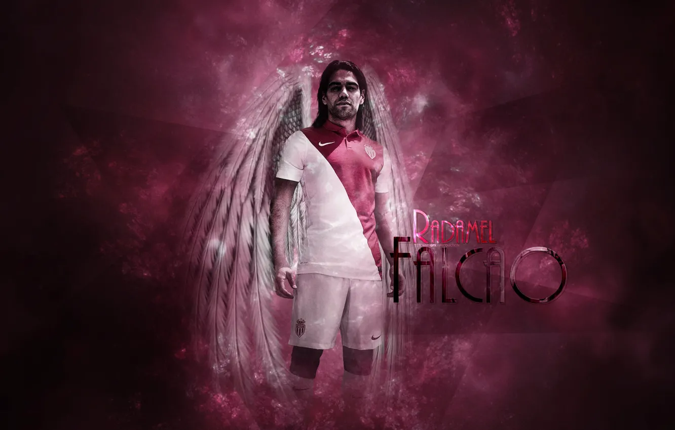 Photo wallpaper wallpaper, sport, football, player, Radamel Falcao, AS Monaco FC
