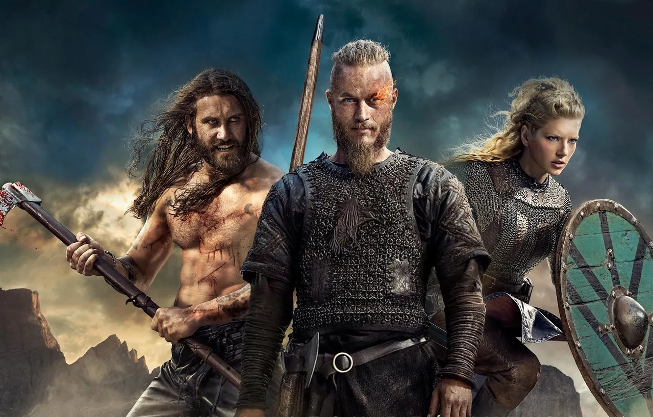 Photo wallpaper warrior, hero, the series, Vikings, The Vikings