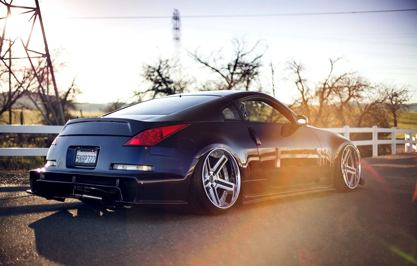 Photo wallpaper Machine, Tuning, Nissan, Nissan, Car, 350z, Car, Tuning