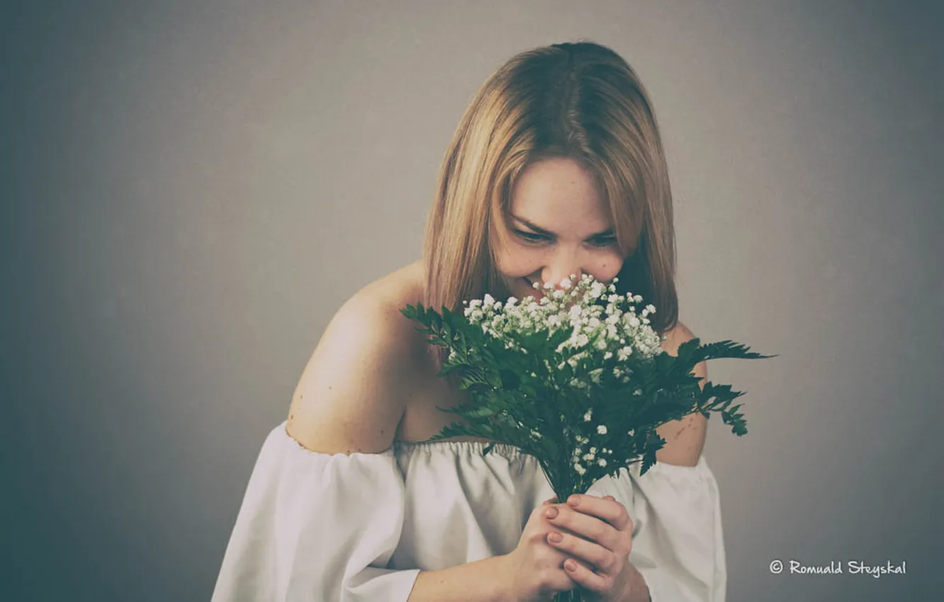 Photo wallpaper girl, woman, mood