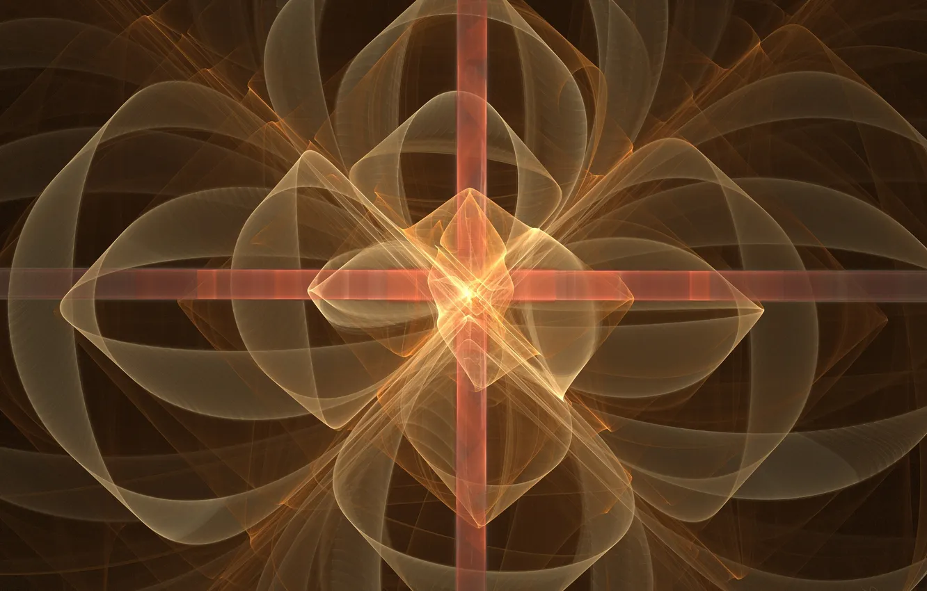 Photo wallpaper light, background, petals, fractal, leads, straight lines