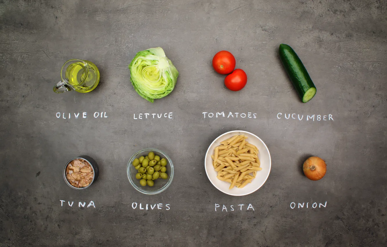 Photo wallpaper food, bow, vegetables, cabbage, wooden, salad, dinner, onion