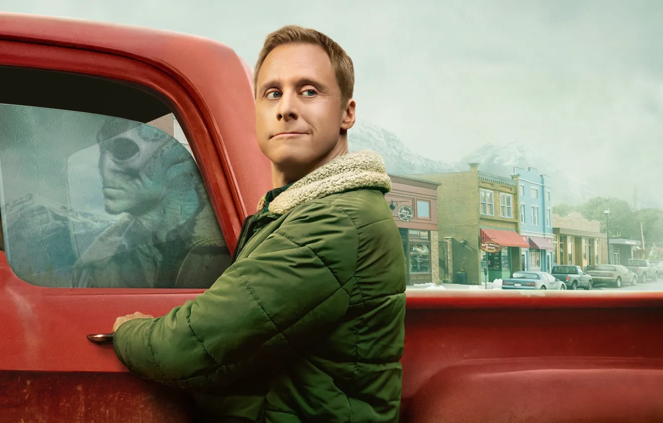 Photo wallpaper the series, actor, Movies, Alan Tudyk, Resident Alien, A messenger from outer space