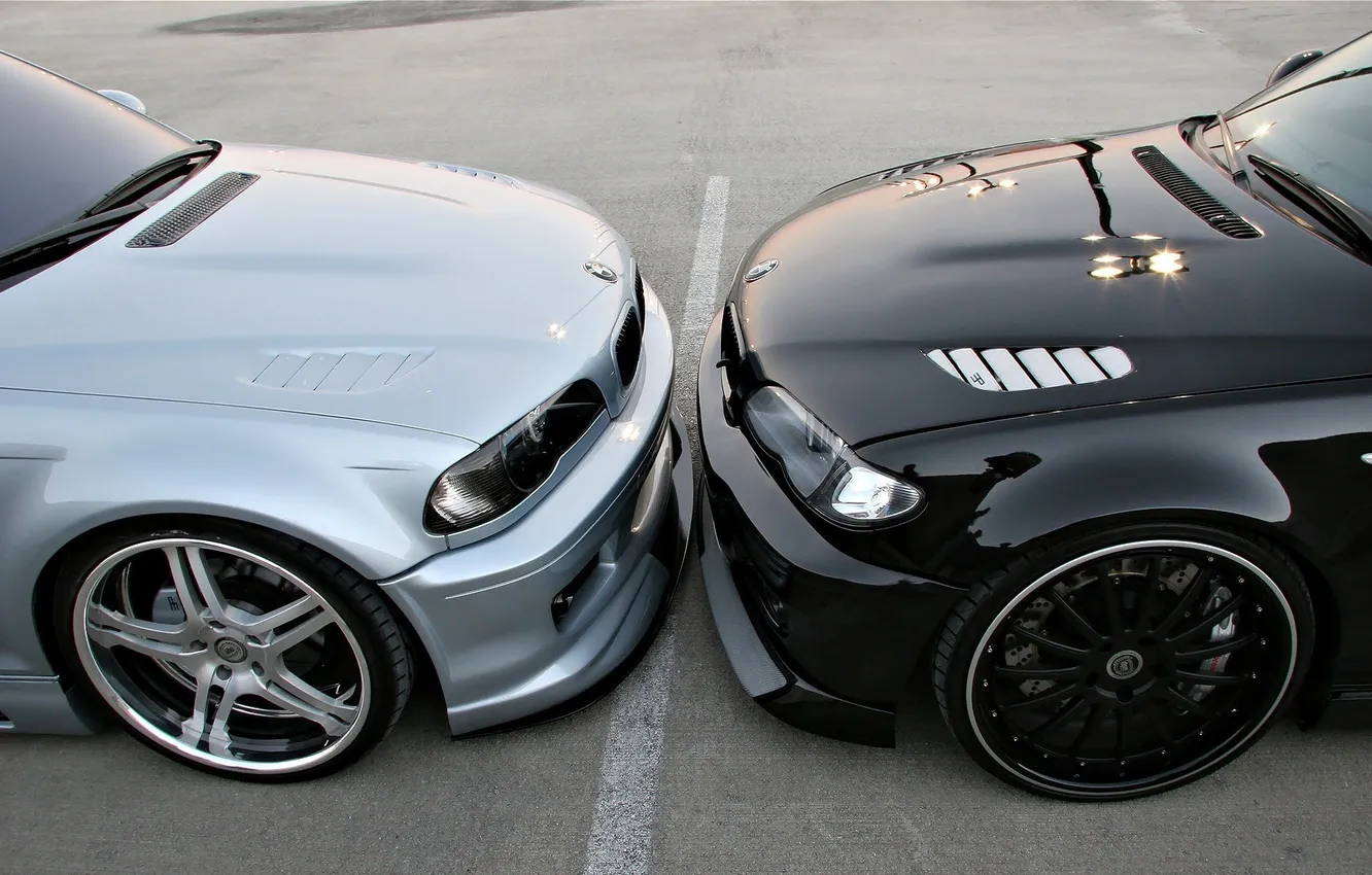 Photo wallpaper two, cool, BMW