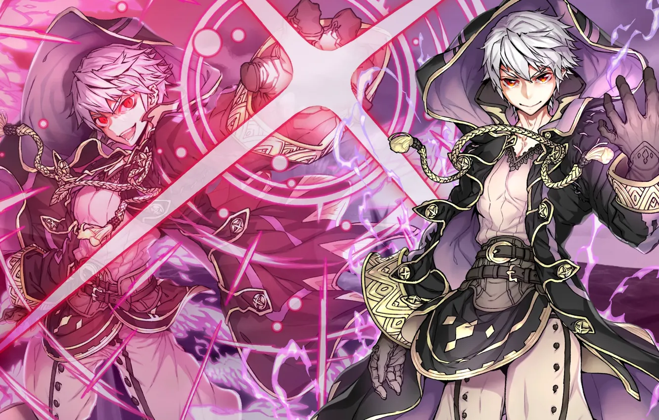 Photo wallpaper magic, Shine, guy, Fire Emblem