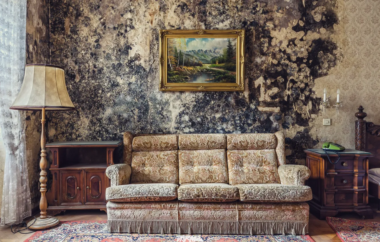 Photo wallpaper sofa, picture, Hotel
