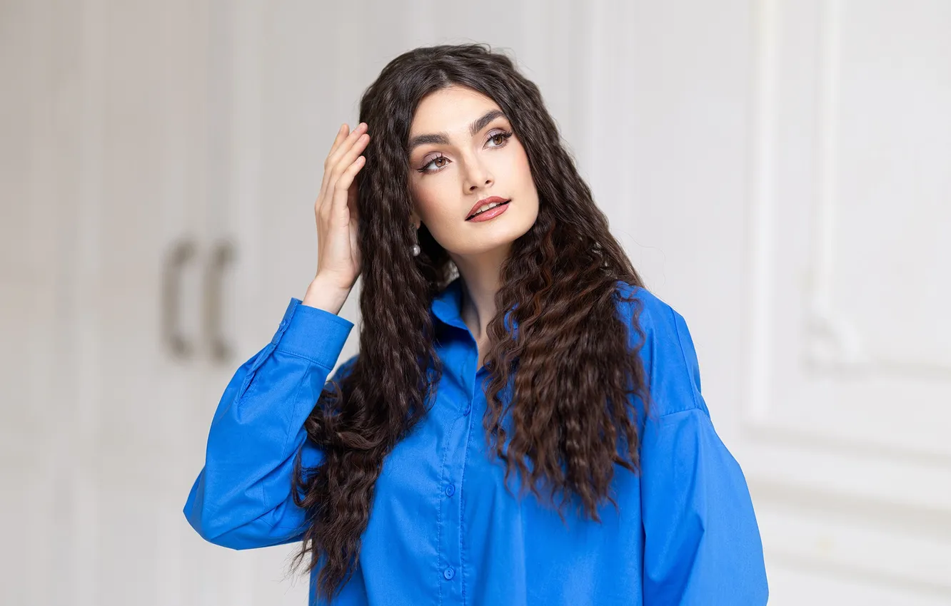 Photo wallpaper girl, face, sexy, Wallpaper, sweetheart, model, bright, portrait