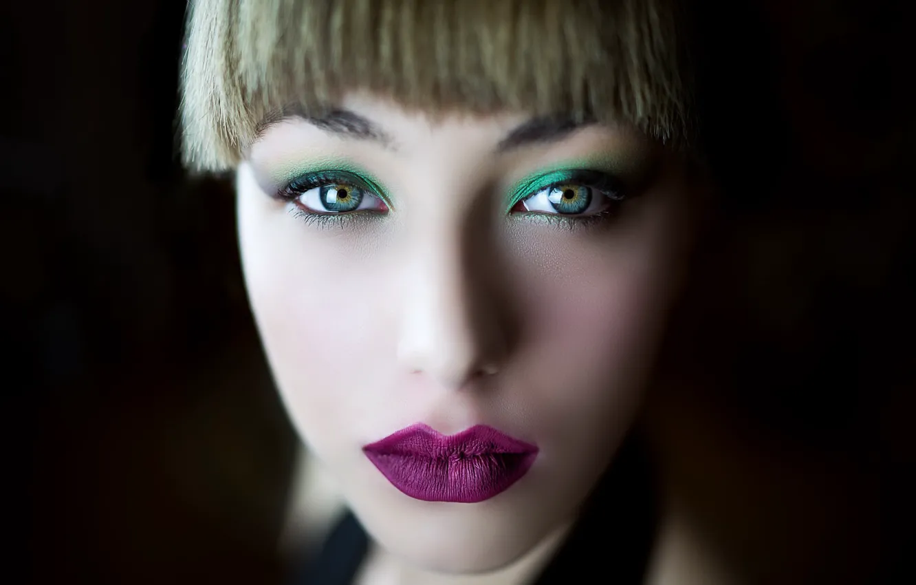 Photo wallpaper look, girl, portrait