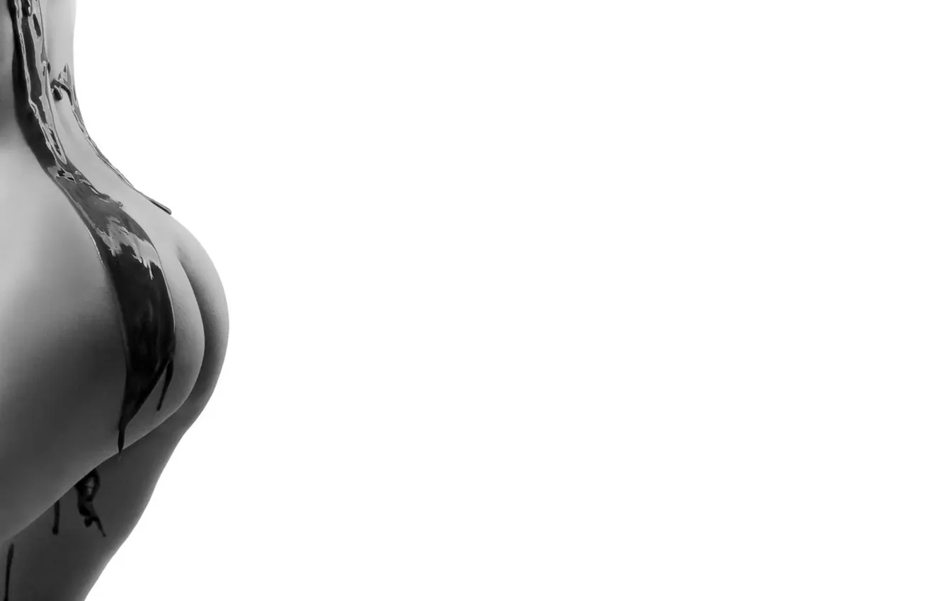 Photo wallpaper ass, paint, minimalism, ass