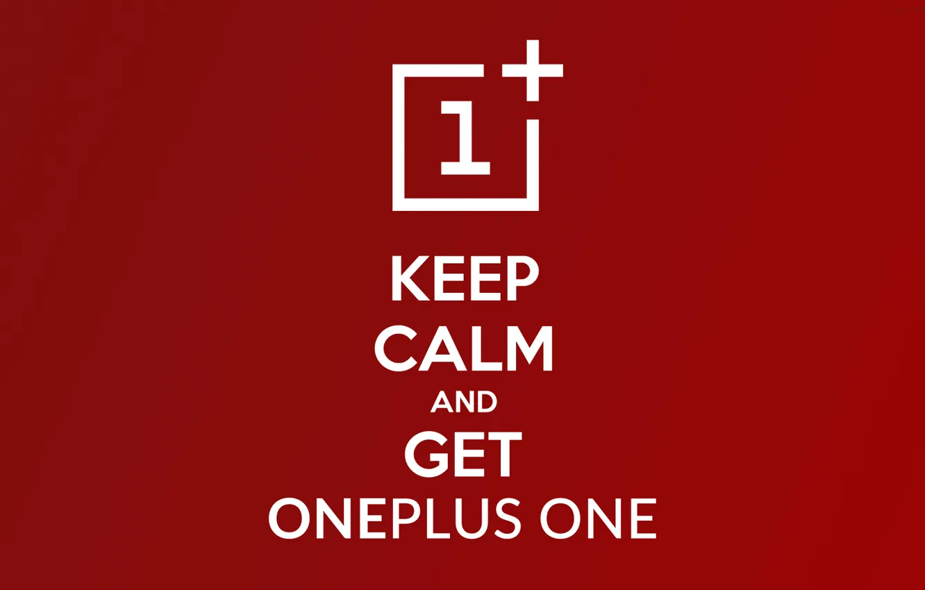 Photo wallpaper minimal, relax, red, One, calm, gradient, keep, OnePlus