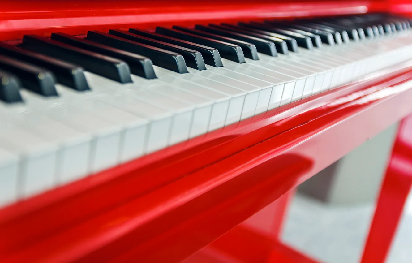 Photo wallpaper music, keys, piano