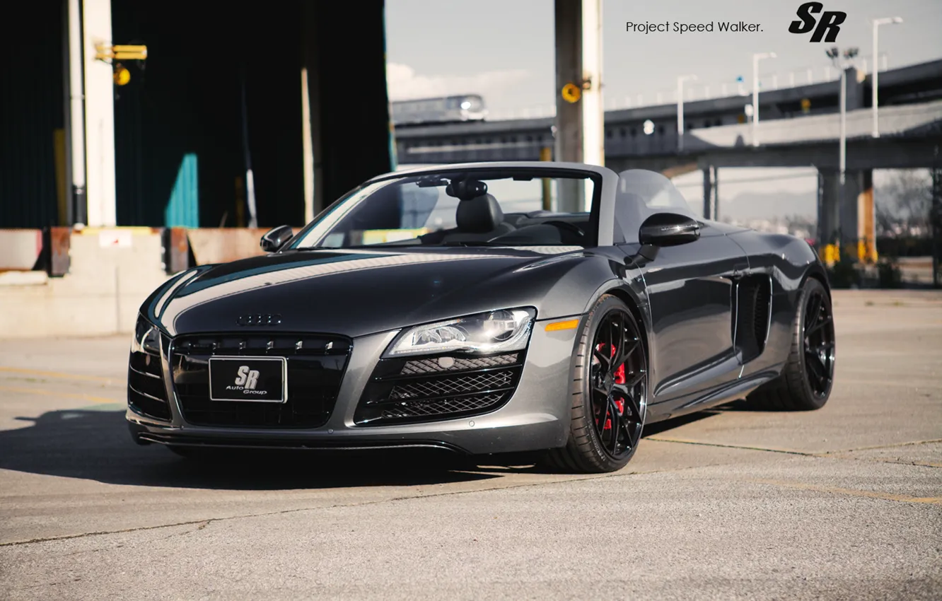 Photo wallpaper Audi, Audi, Roadster, convertible, 2012, SR Auto Group, V-10, Speed Walker