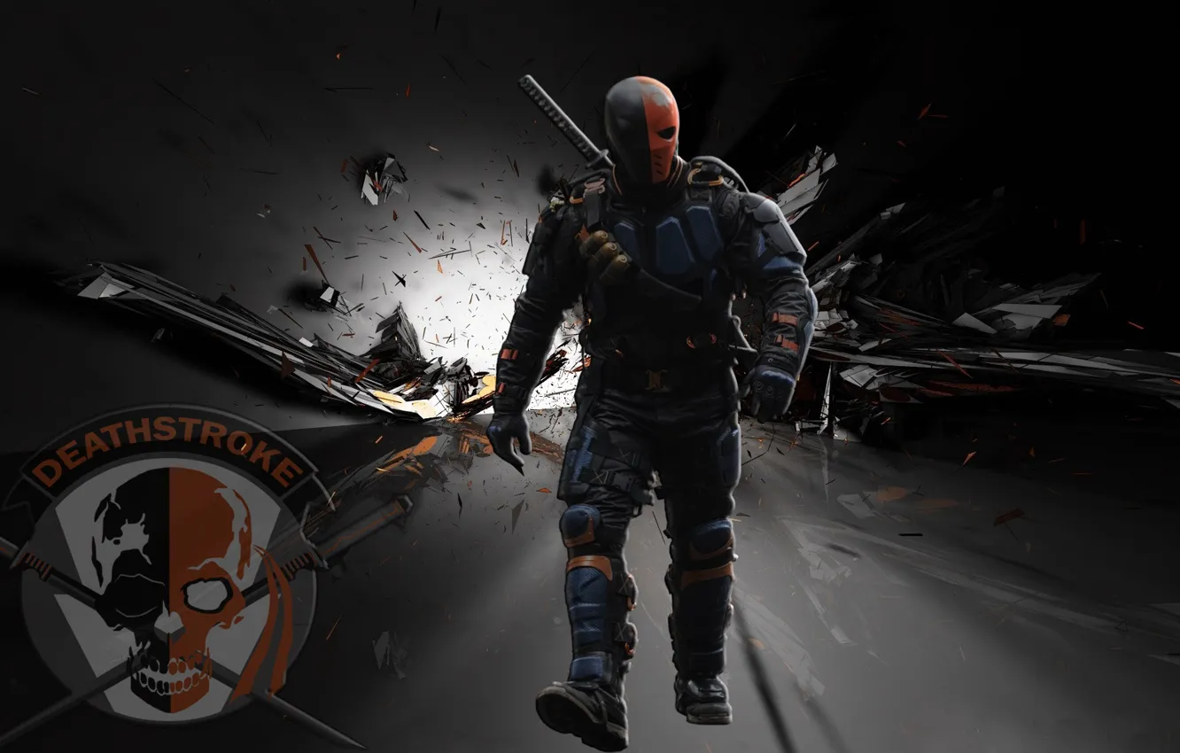 Photo wallpaper Arrow, DC Comics, Deathstroke