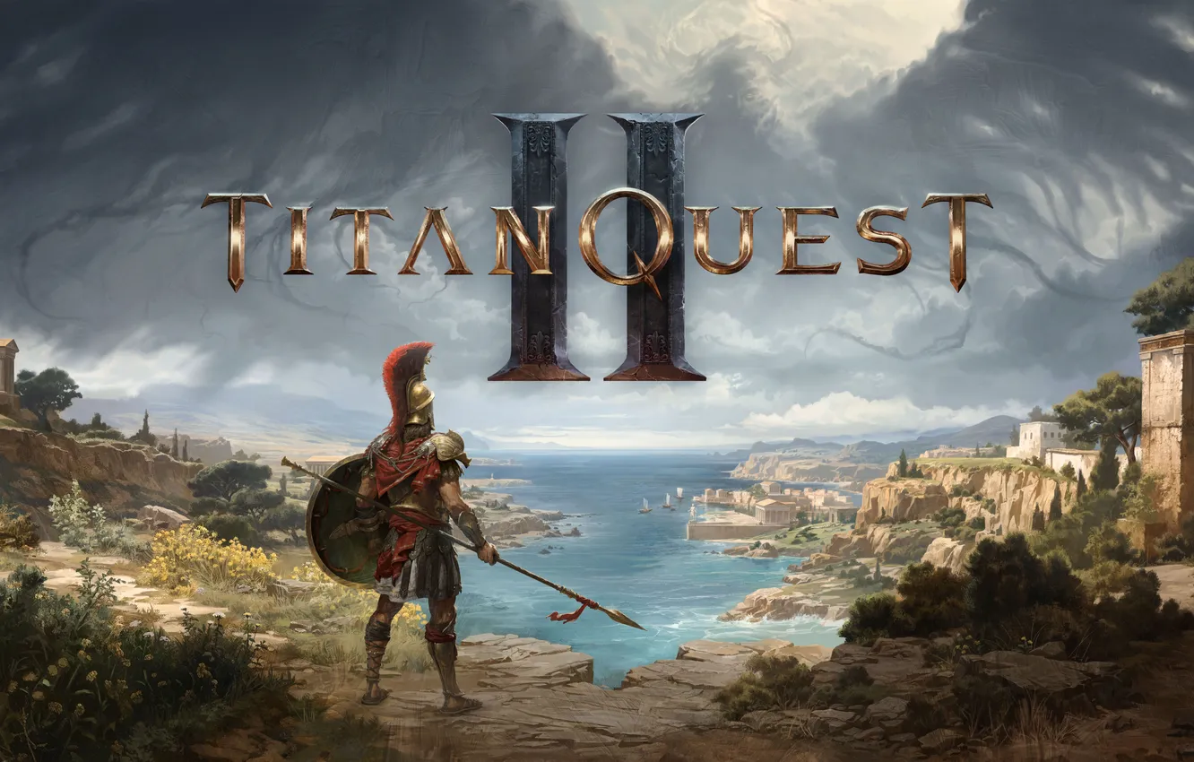Photo wallpaper Games, Game Art, Titan Quest II