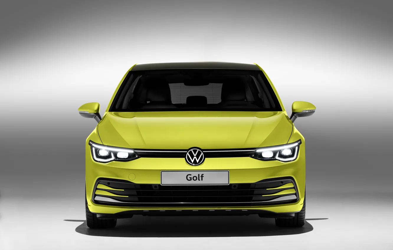 Photo wallpaper Volkswagen, side view, hatchback, Golf, hatchback, 2020