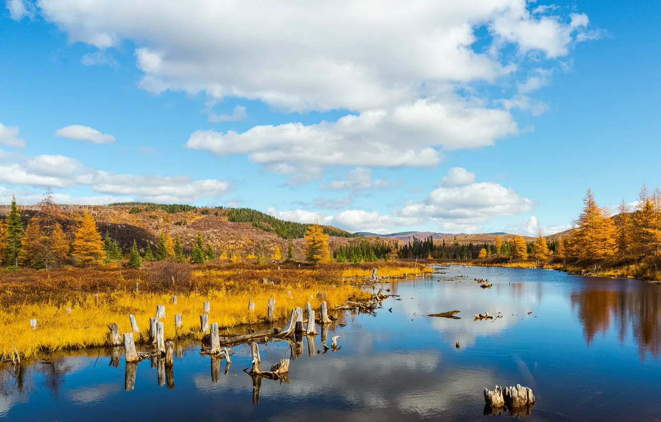 Photo wallpaper Quebec, Charlevoix, Roberval