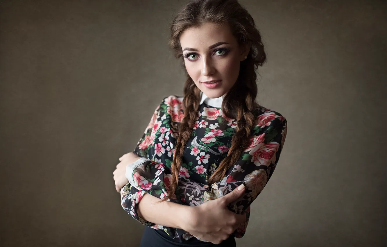 Photo wallpaper girl, hairstyle, Diana, Dmitry Sn, Dmitry Shulgin