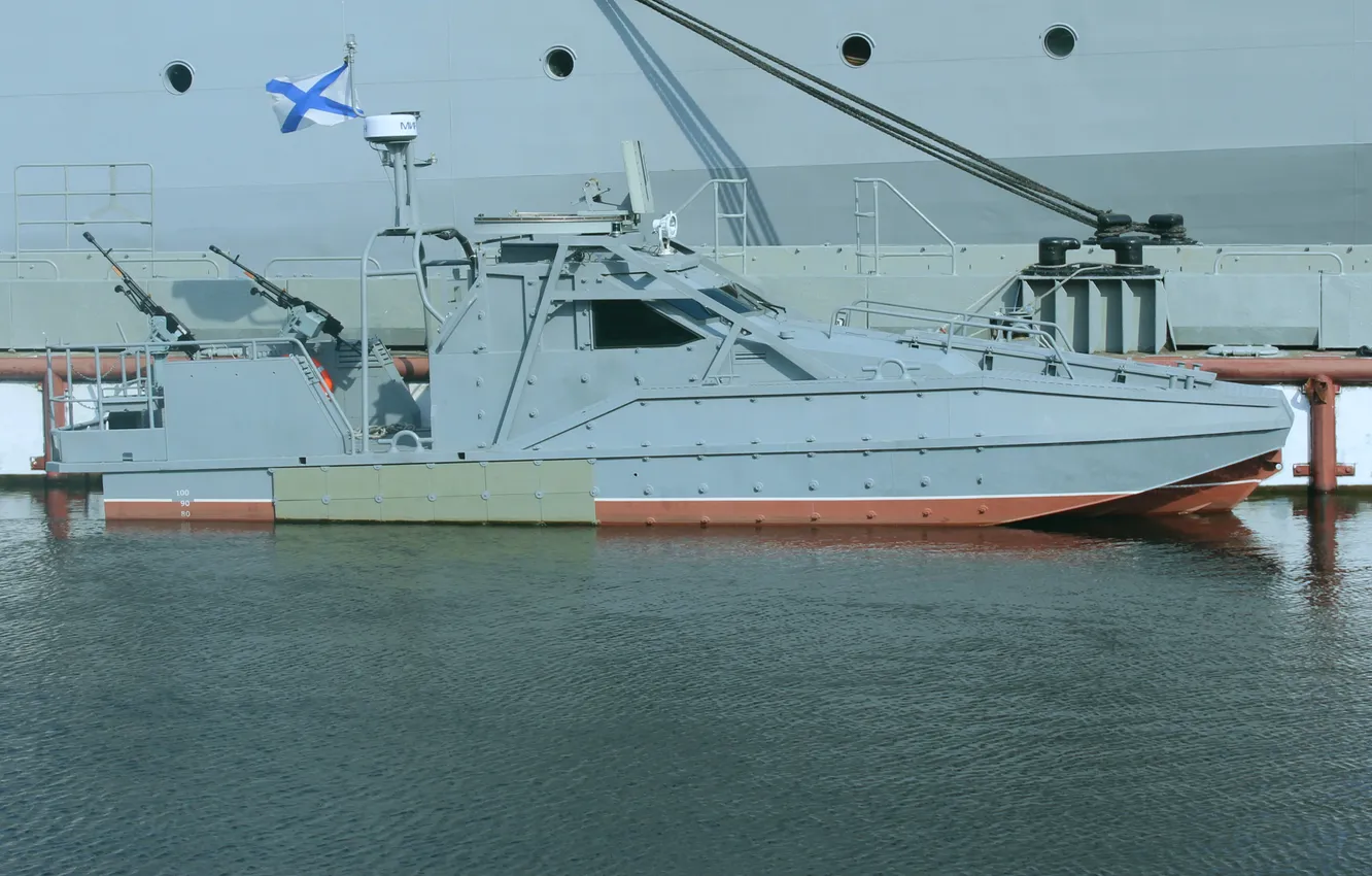 Photo wallpaper boat, special, assault