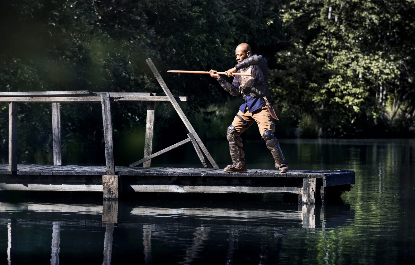 Photo wallpaper Morgan, The Walking Dead, AMC, Season 8