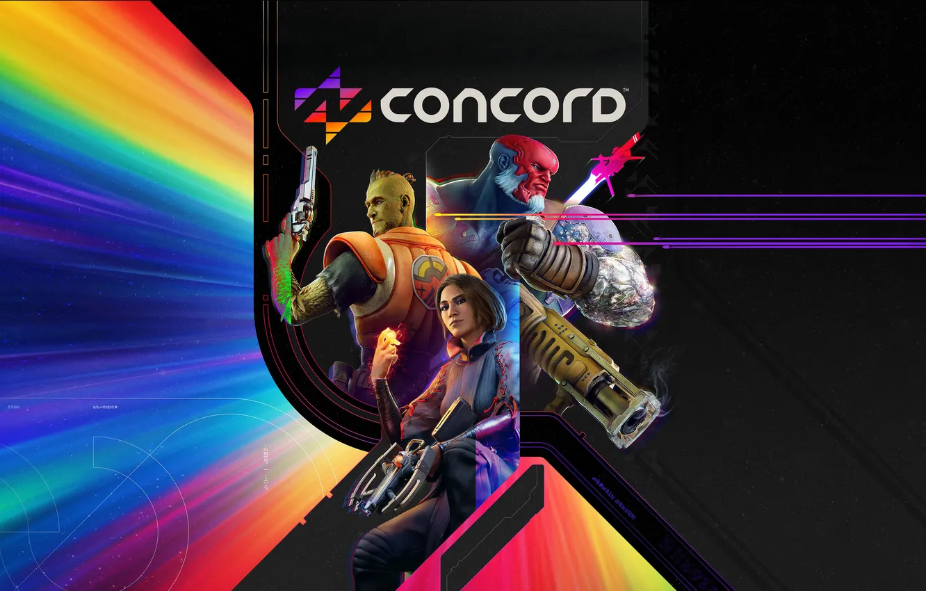 Photo wallpaper Games, PlayStation 5, Concord, PC Games, 2024 Games