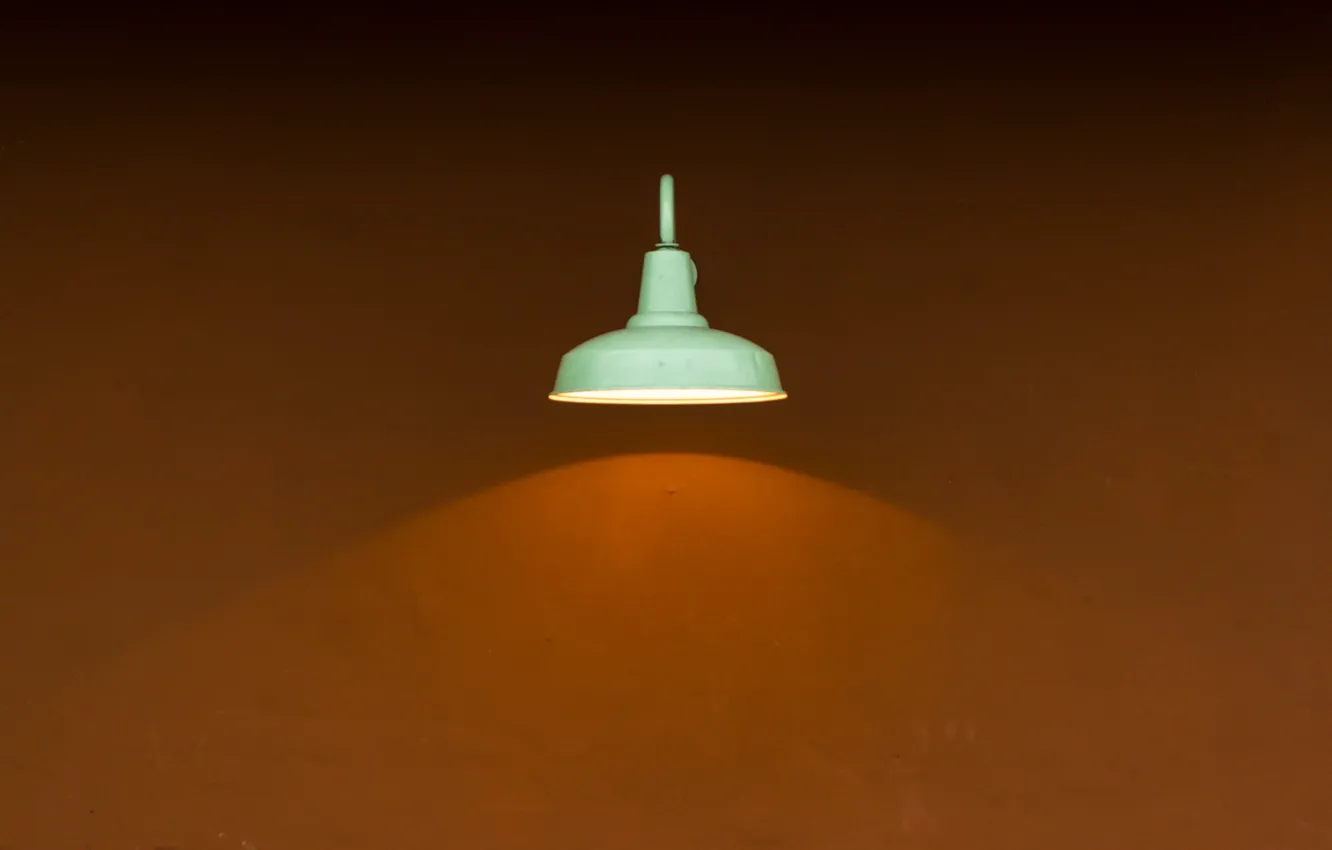 Photo wallpaper light, wall, lamp