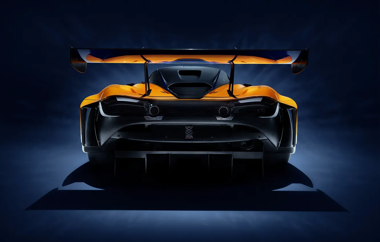 Photo wallpaper McLaren, racing car, rear view, GT3, 720S, 2019