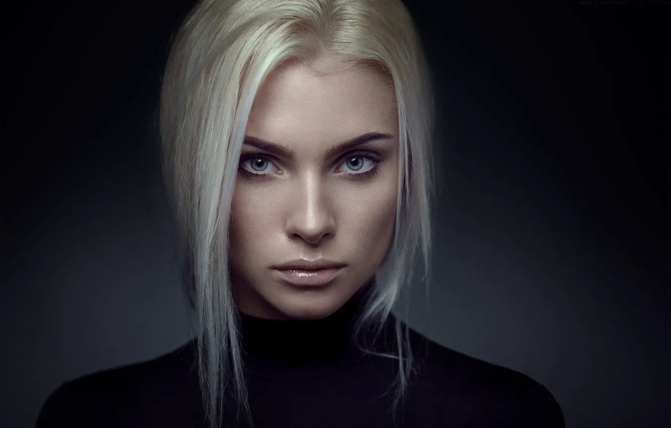 Photo wallpaper portrait, the beauty, curls, Portrait photography, Mindaugas Navickas, RASA