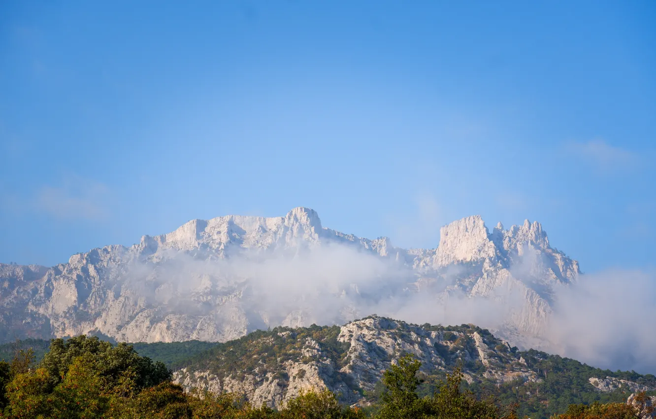 Photo wallpaper mountains, Crimea, Yalta, aypetri, mounatin