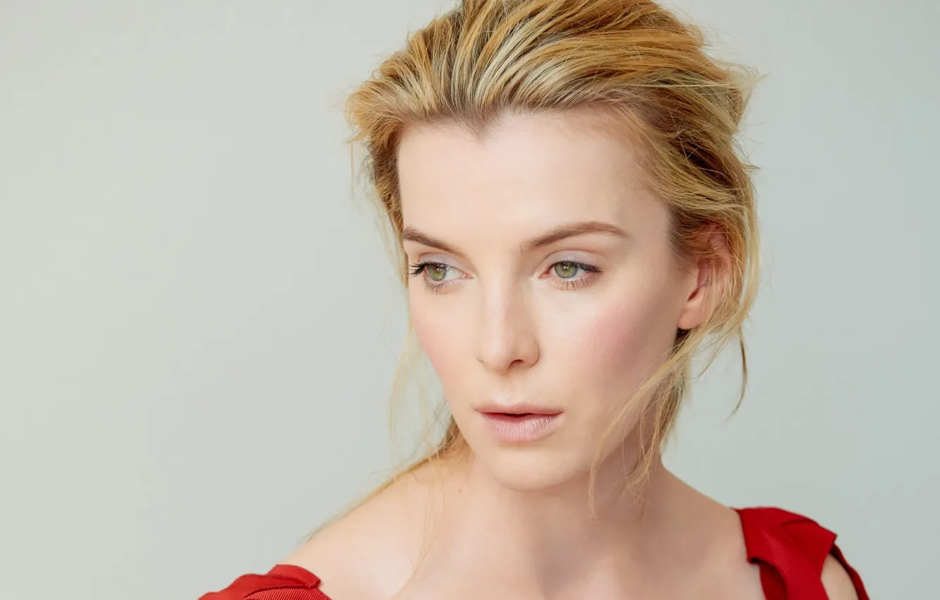 Photo wallpaper look, actress, hair, Betty Gilpin, Betty Gilpin