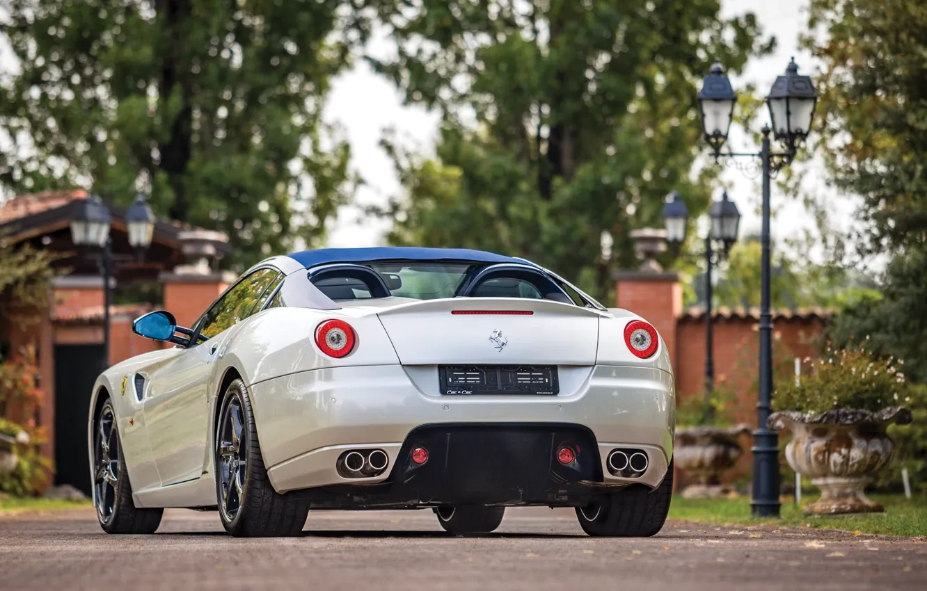 Photo wallpaper Ferrari, SA Aperta, rear view, Ferrari SA Aperta