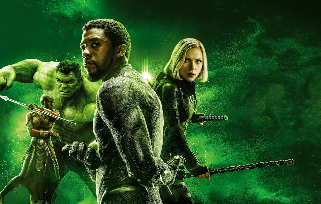 Photo wallpaper fiction, Scarlett Johansson, Scarlett Johansson, Hulk, poster, comic, green background, Black Widow