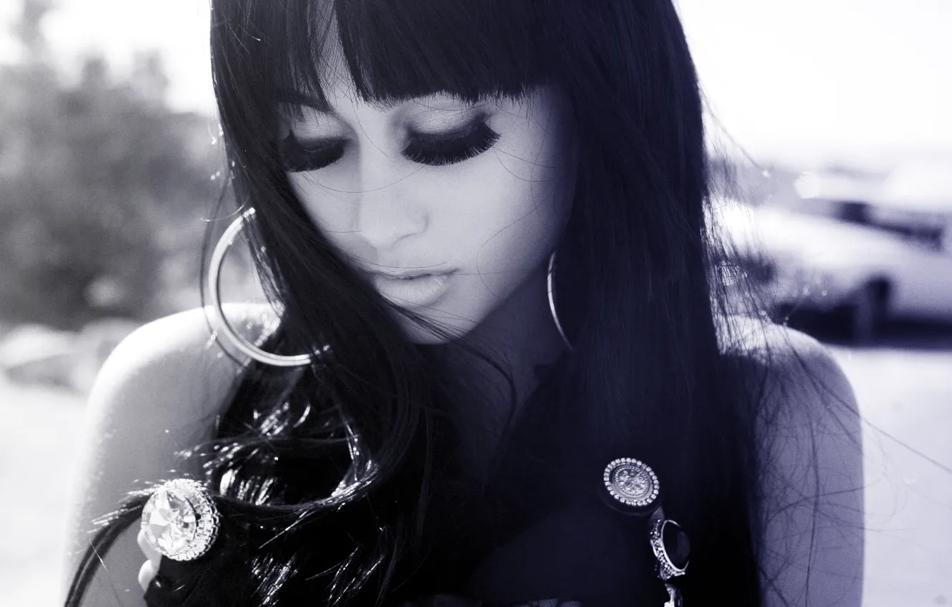 Photo wallpaper girl, stars, eyelashes, music, NATALIA KILLS