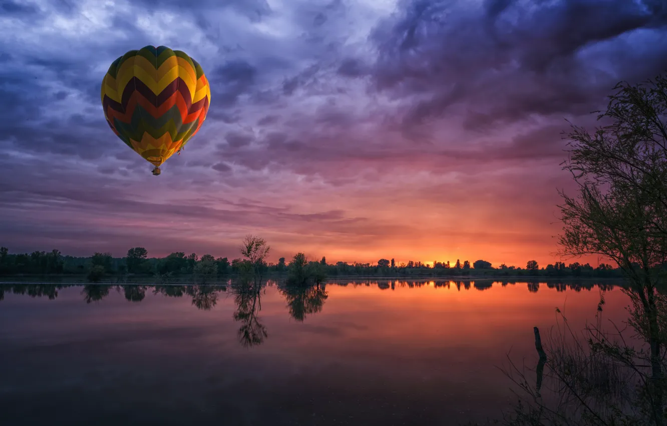 Photo wallpaper nature, balls, Microsoft, windows, pond, harbour, Monoblock, SurfaceStudio