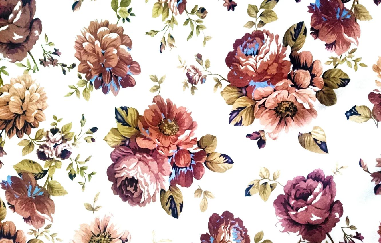 Photo wallpaper background, pattern, texture, fabric, vintage, textiles