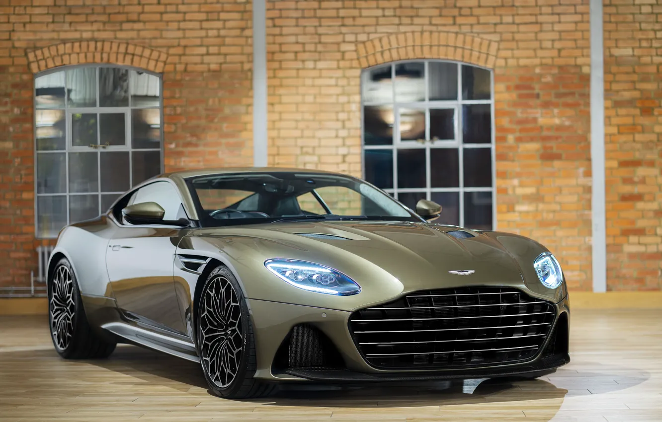 Photo wallpaper Aston Martin, lights, DBS, Superleggera, 2019, OHMSS, OHMSS Edition
