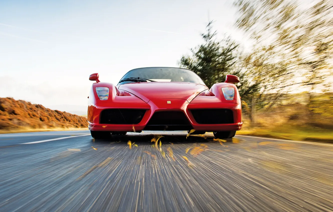 Photo wallpaper car, Ferrari, Ferrari Enzo, Enzo, speed
