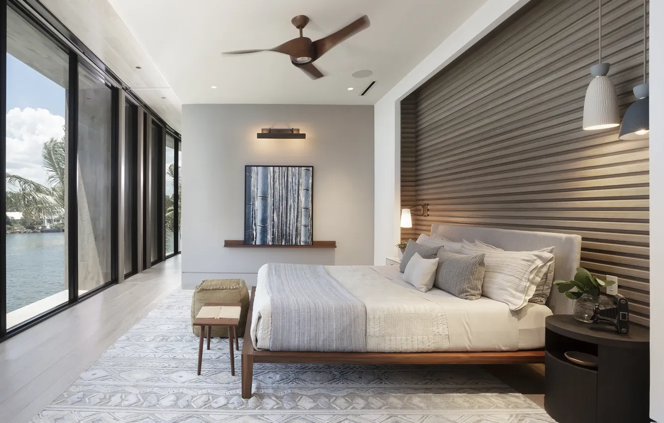Photo wallpaper design, style, room, interior, bedroom