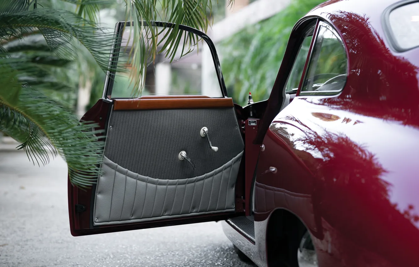 Photo wallpaper Porsche, vintage, 356, door, 1951, Porsche 356 1300 Coupe