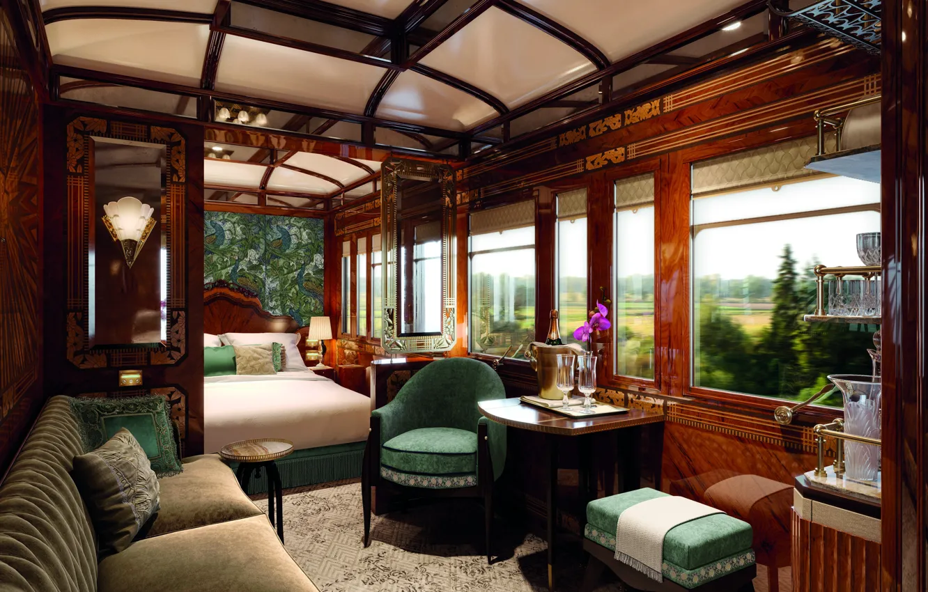Photo wallpaper Suite, The Venice Simplon, Orient Express