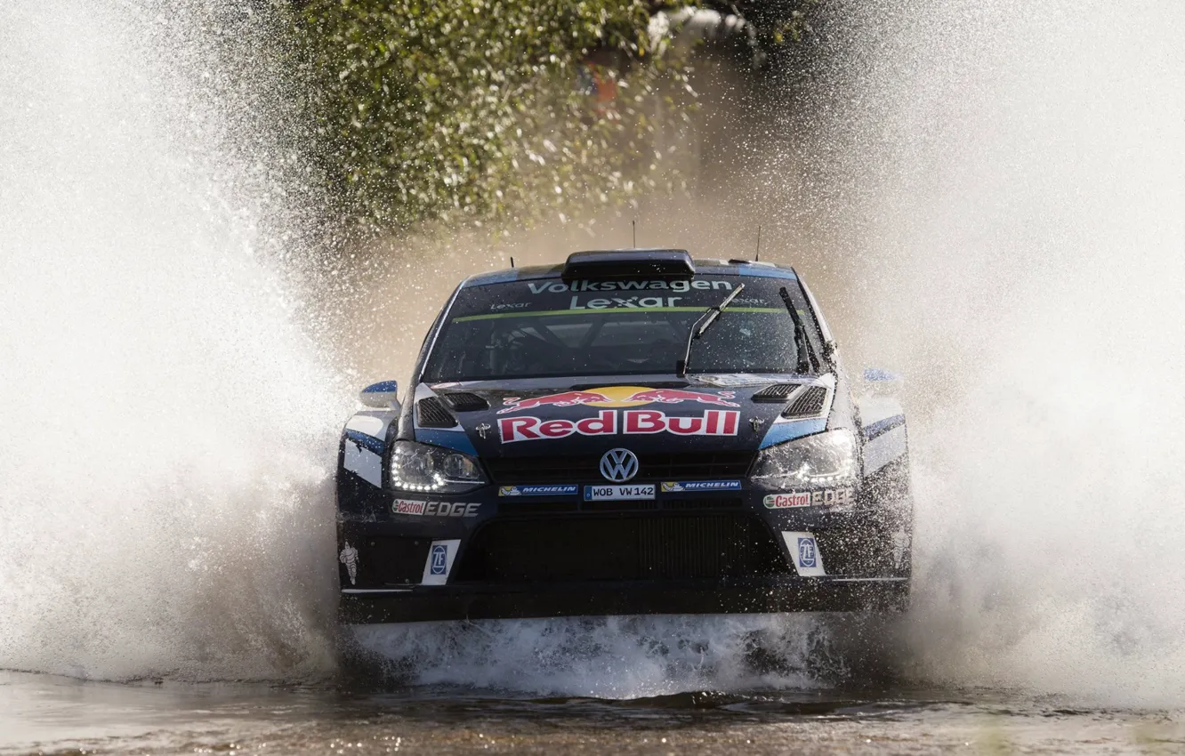 Photo wallpaper Volkswagen, Squirt, WRC, Rally, Polo