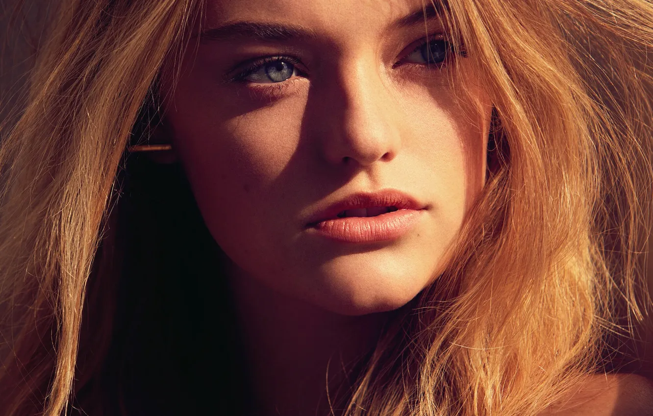 Photo wallpaper model, portrait, Willow Hand