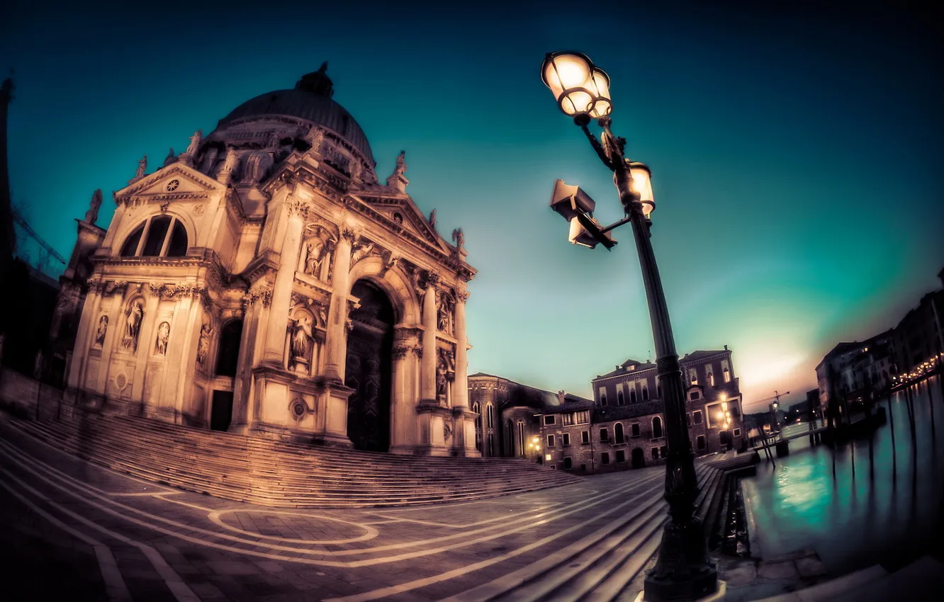 Photo wallpaper the city, Venice, channel