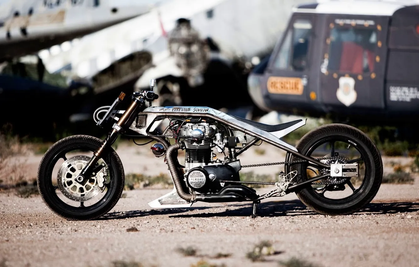 Photo wallpaper Bike, Custom, Motorcycle