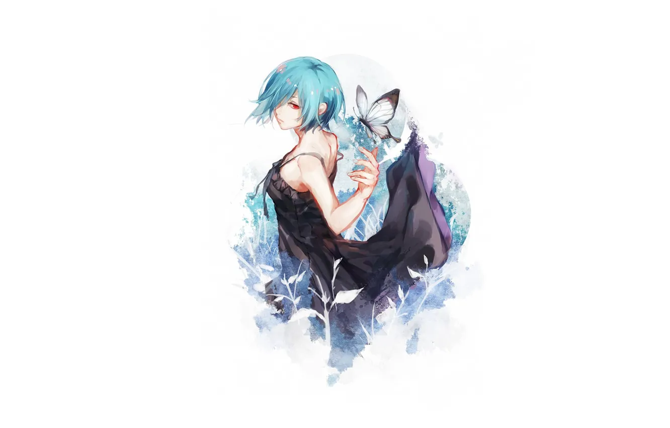 Photo wallpaper girl, minimalism, Tokyo Ghoul, Tokyo Ghoul