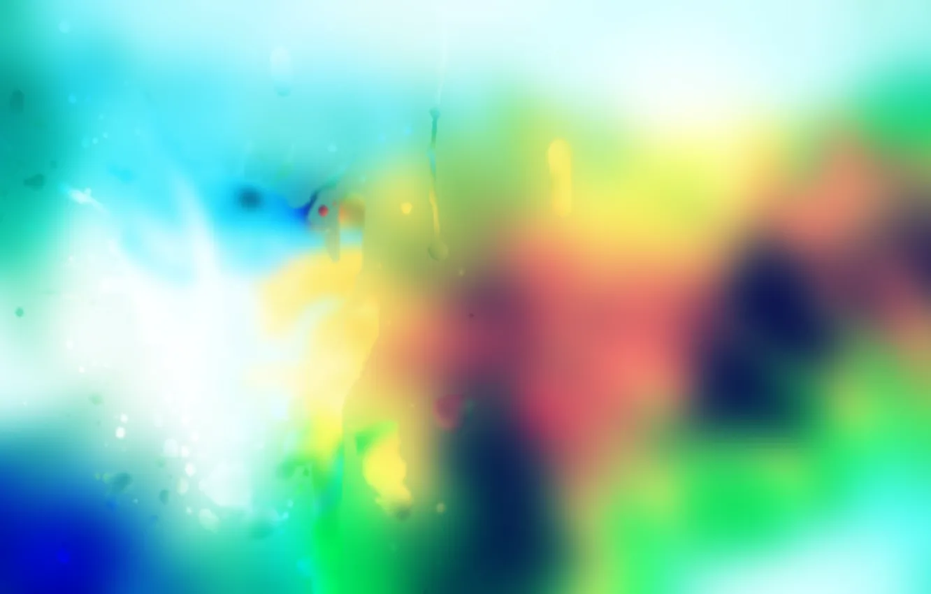 Photo wallpaper drops, color, blur