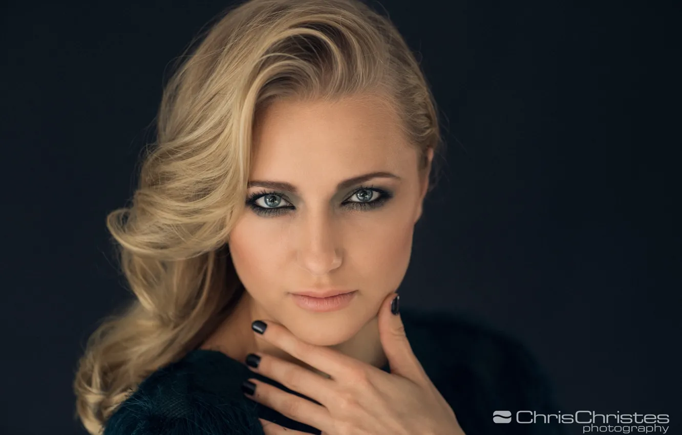 Photo wallpaper sexy, look, blonde