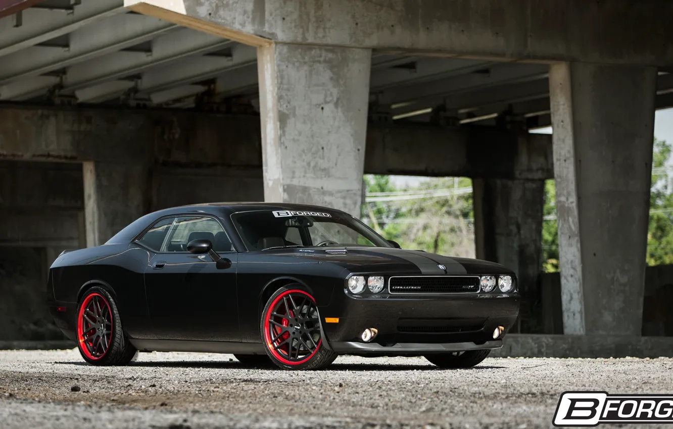 Photo wallpaper Dodge, SRT8, Challenger, Wheels, 650, B-Forged