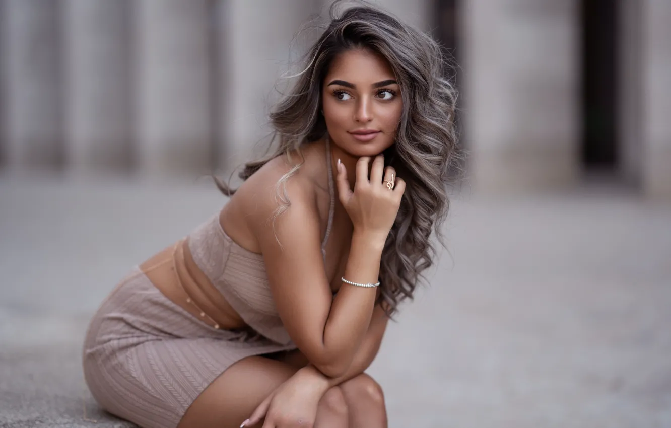 Photo wallpaper girl, beautiful, model