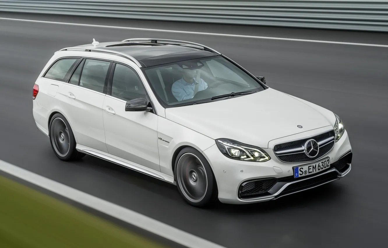 Photo wallpaper Mercedes, E63 AMG, Estate, S-model