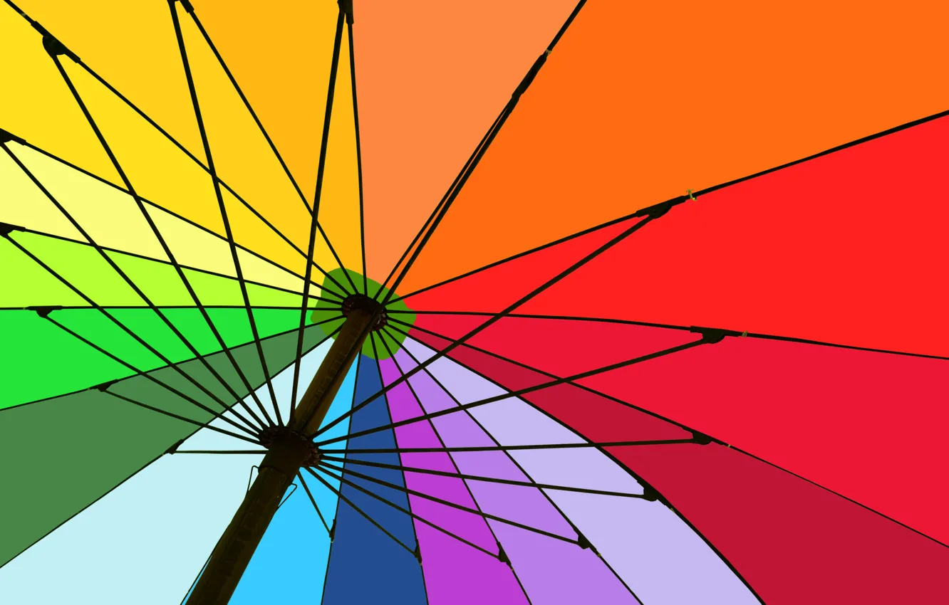 Photo wallpaper colors, umbrella, structure